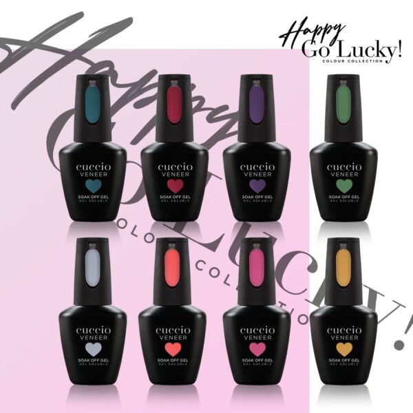 Happy Go Lucky 8 piece Veneer Collection (8 x gel polishes only) - Image 2