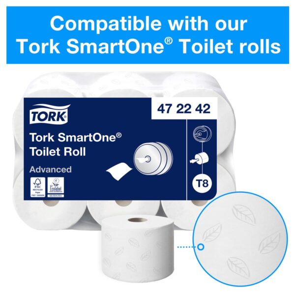 Tork SmartOne® Toilet Roll Dispenser, T8 Refill - Image 3